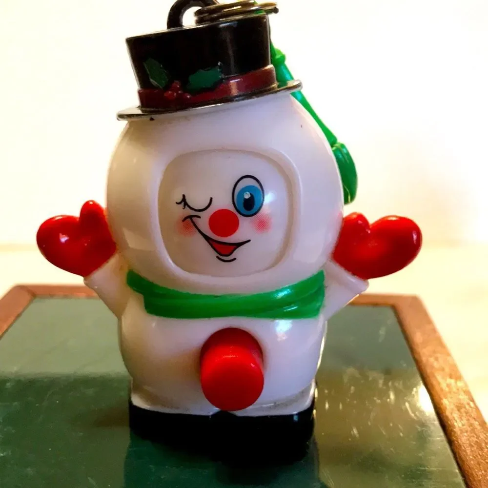 Vintage Snowman Toy